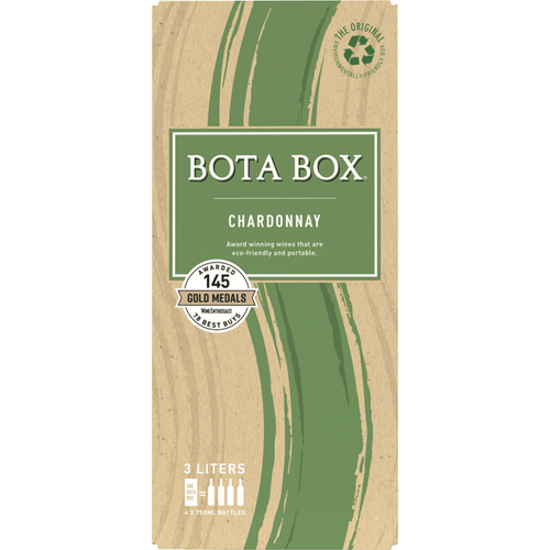 Bota Box Chardonnay 500ML Front Bottle Label