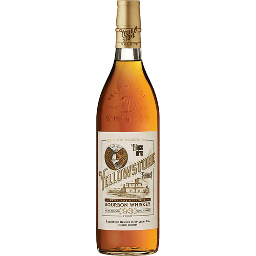 Yellowstone Select Kentucky Straight Bourbon 750ML Front Bottle Label