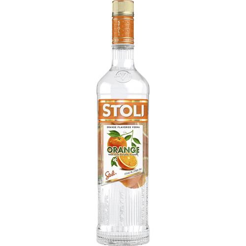 Stolichnaya Ohranj 1.75L Front Bottle Label