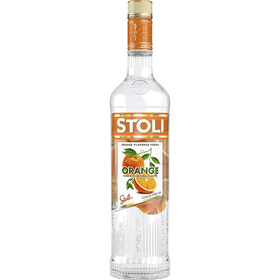 Stolichnaya Ohranj 1.75L Front Bottle Label