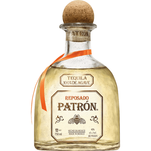 Patron Reposado 750ML Front Bottle Label