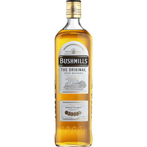 Bushmills Original Irish Whisky 50ML Front Bottle Label
