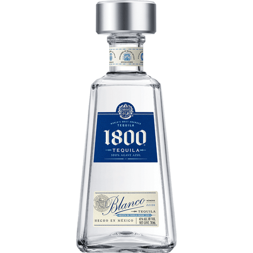 1800 Tequila Blanco 50ML Front Bottle Label