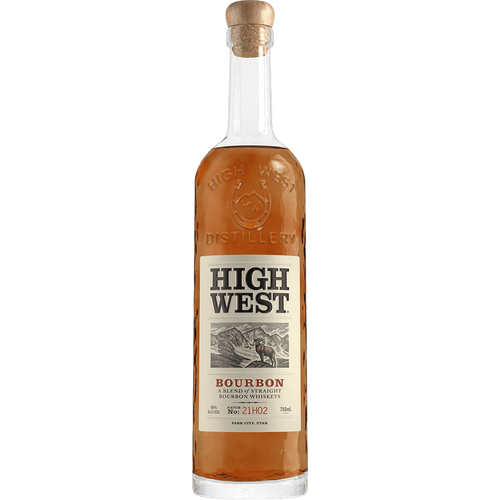 High West Bourbon Whiskey 750ML Front Bottle Label