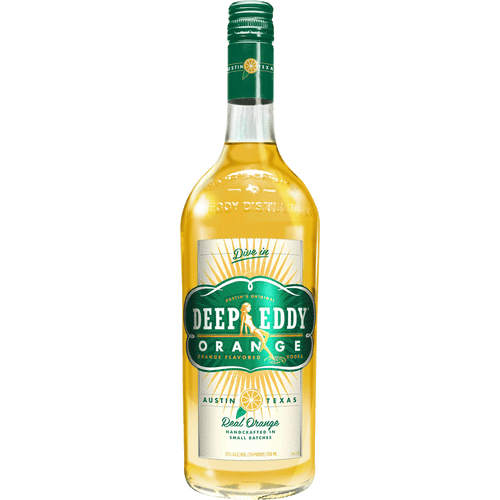 Deep Eddy Orange Vodka 1L Front Bottle Label
