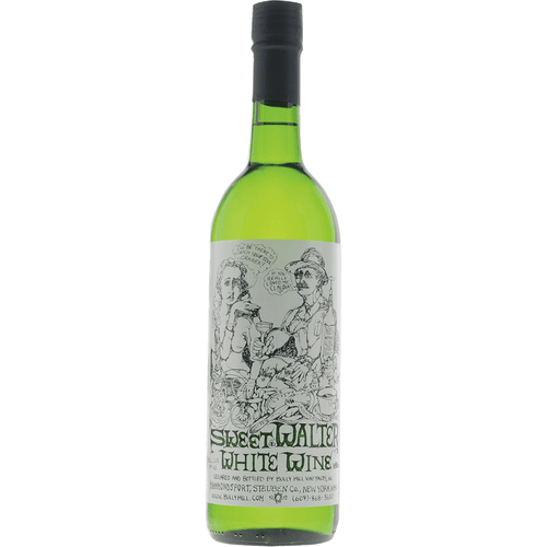 Bully Hill White Sweet Walters 750ML Front Bottle Label