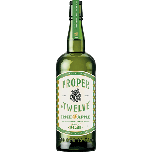 Proper No. Twelve Irish Apple Whisky 750ML Front Bottle Label