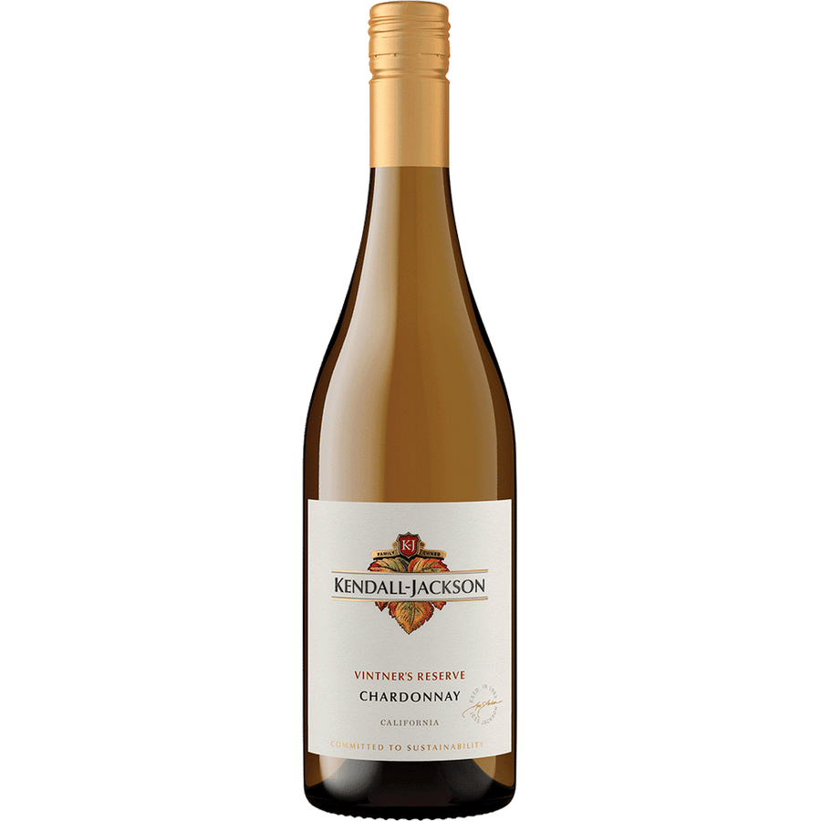 Kendall-Jackson Vintner's Reserve Chardonnay 750ML Front Bottle Label