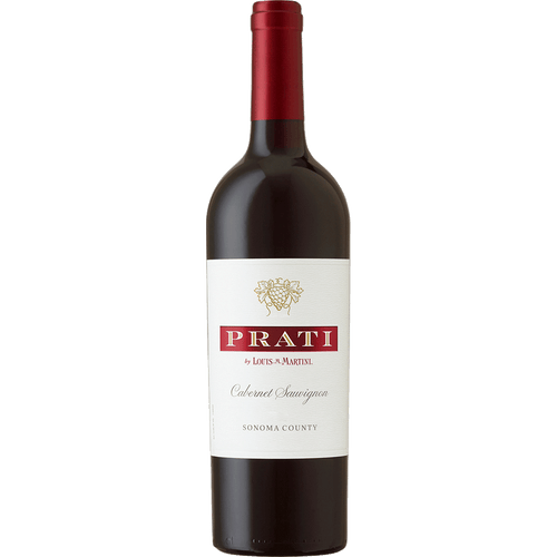 Louis M. Martini Prati Cabernet 750ML Front Bottle Label