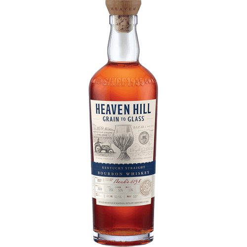 Heaven Hill Grain to Glass Kentucky Straight Bourbon 700ML Front Bottle Label