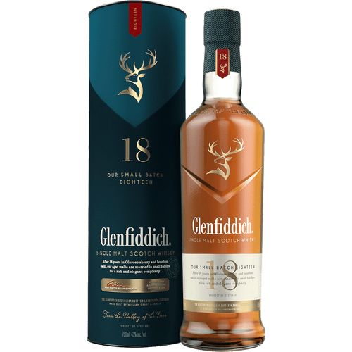 Glenfiddich 18Yrs Single Malt Scotch 750ML Front Bottle Label