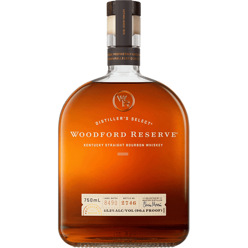 Woodford Reserve Straight Bourbon 1.75L Front Bottle Label