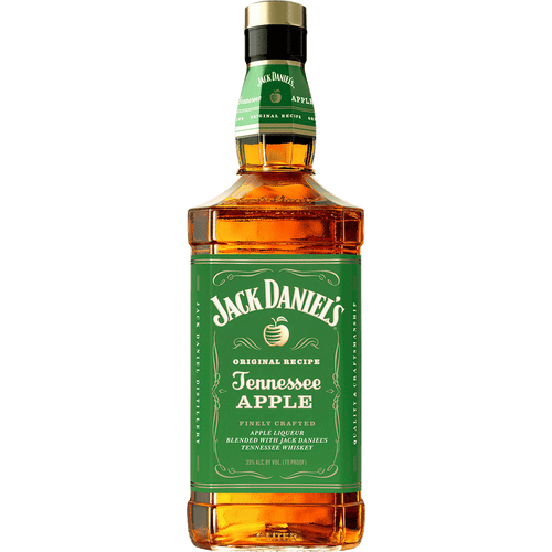 Jack Daniel's Tennessee Apple Whiskey 375ML Front Bottle Label