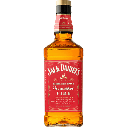 Jack Daniel's Tennessee Fire Whiskey 50ML Front Bottle Label