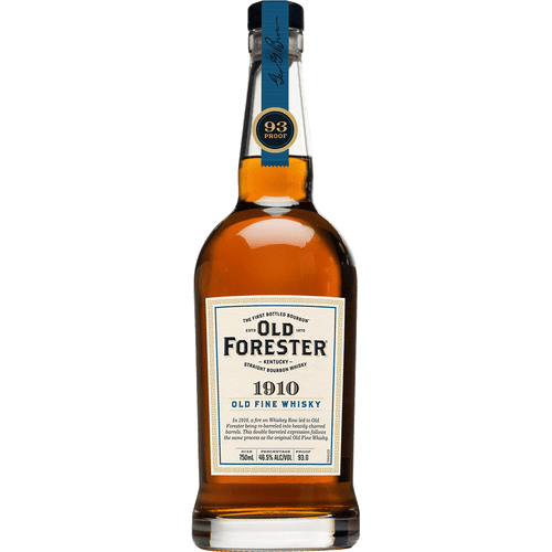 Old Forester 1910 Kentucky Straight Bourbon 750ML Front Bottle Label