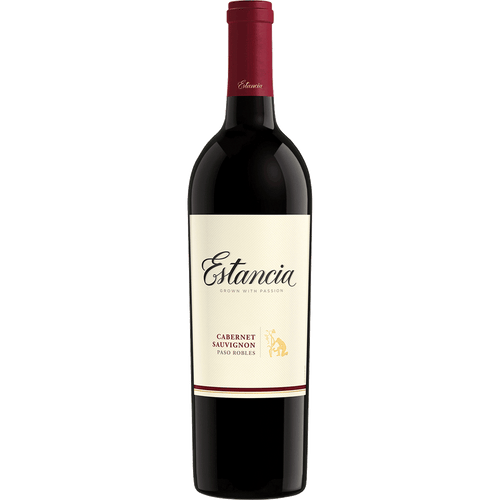 Estancia Cabernet Sauvignon California 750ML Front Bottle Label