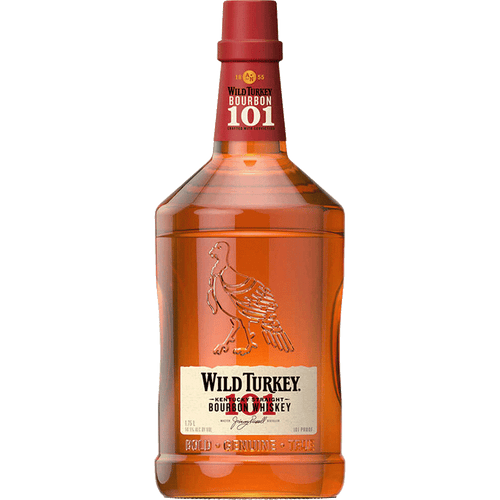 Wild Turkey Straight Bourbon 101 50ML Front Bottle Label