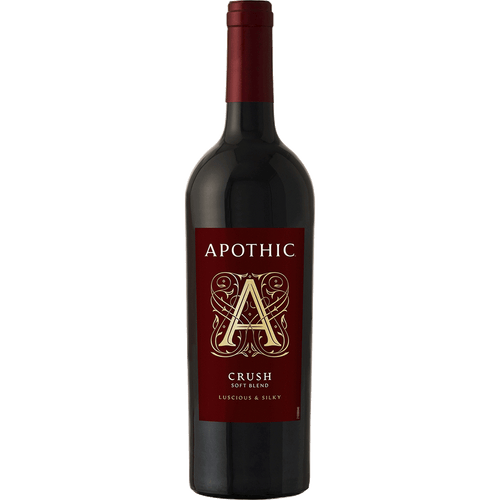 Apothic Crush Smooth Red Blend California 750ML Front Bottle Label