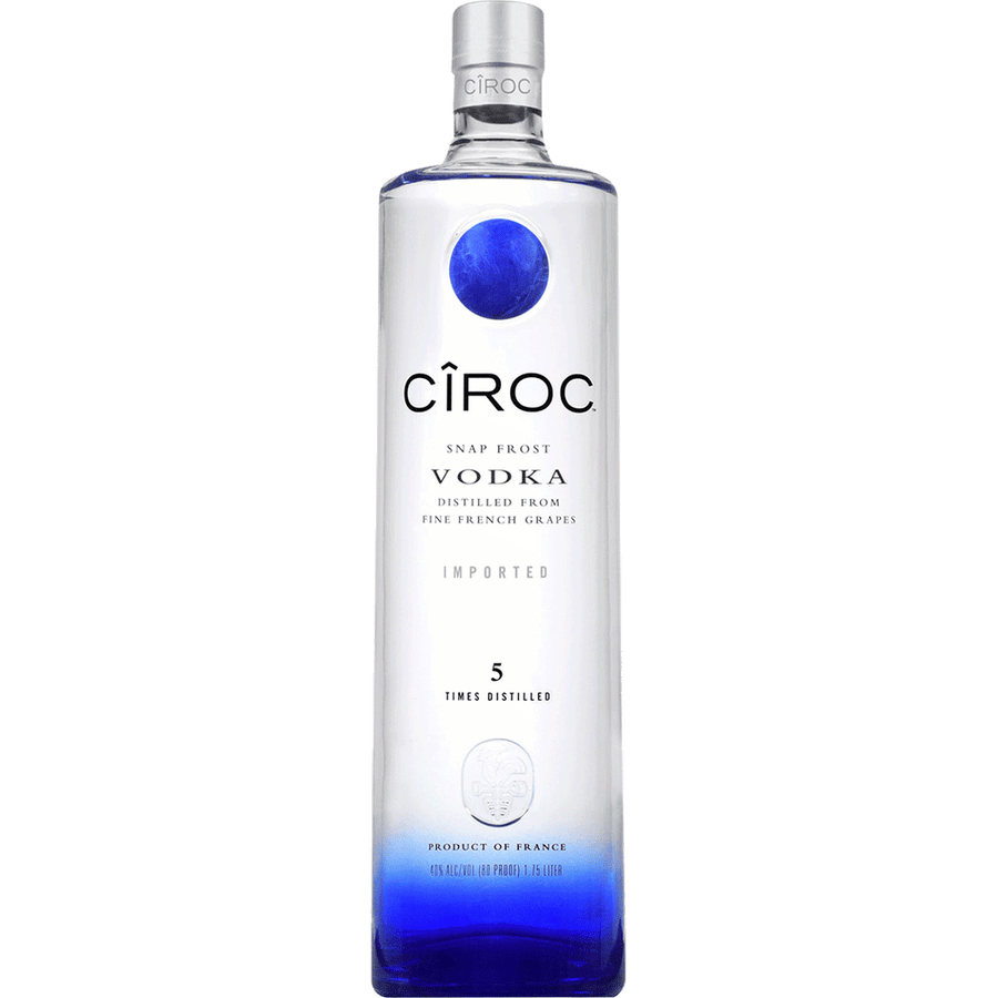 CIROC Ultra-Premium Vodka 50ML Front Bottle Label
