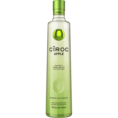 CIROC Apple 50ML Front Bottle Label