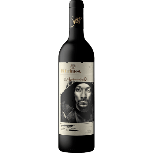 19 Crimes Snoop Dogg Cali Red 750ML Front Bottle Label