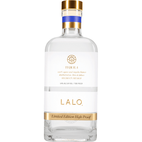 Lalo Blanco Tequila 100 Proof 750ML Front Bottle Label