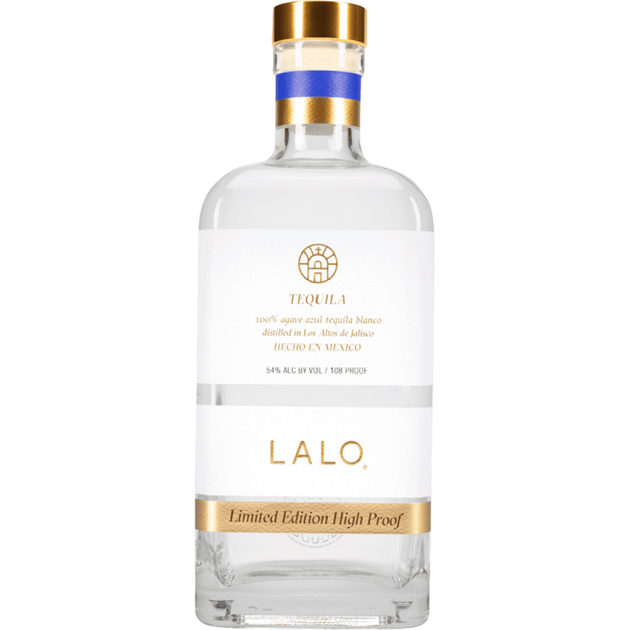 Lalo Blanco Tequila 100 Proof 750ML Front Bottle Label