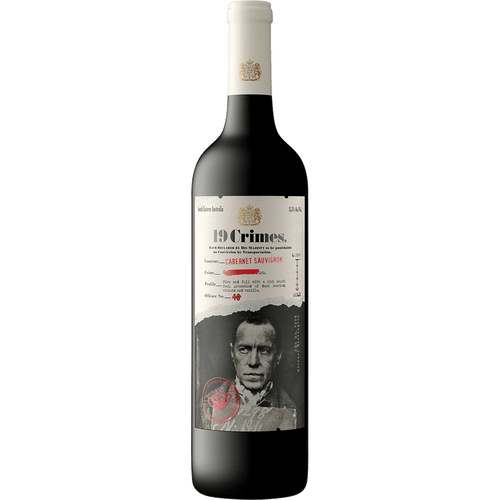 19 Crimes Cabernet Sauvignon 750ML Front Bottle Label