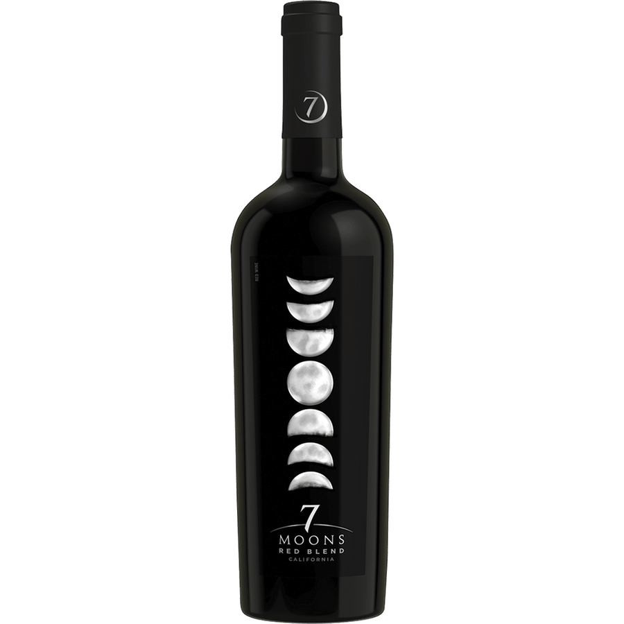 7 Moons Red Blend Red Wine 750ML Front Bottle Label