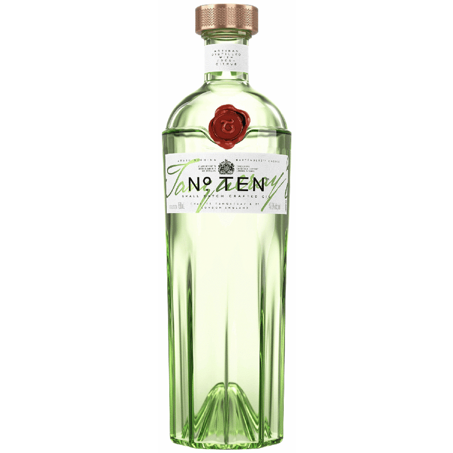 Tanqueray No. Ten London Dry Gin 1L Front Bottle Label