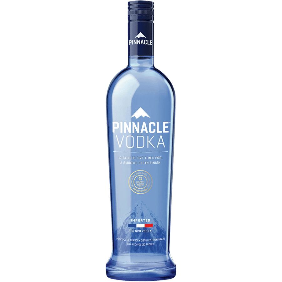 Pinnacle Vodka 1L Front Bottle Label