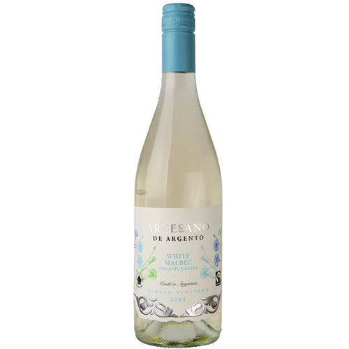 Artesano Malbec White 750ML Front Bottle Label