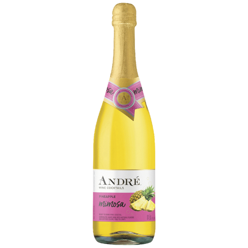 Andre Pineapple Mimosa 750ML Front Bottle Label