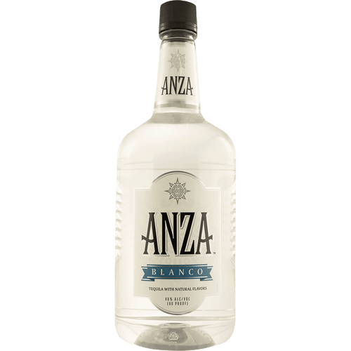 Anza Silver Tequila 50ML Front Bottle Label