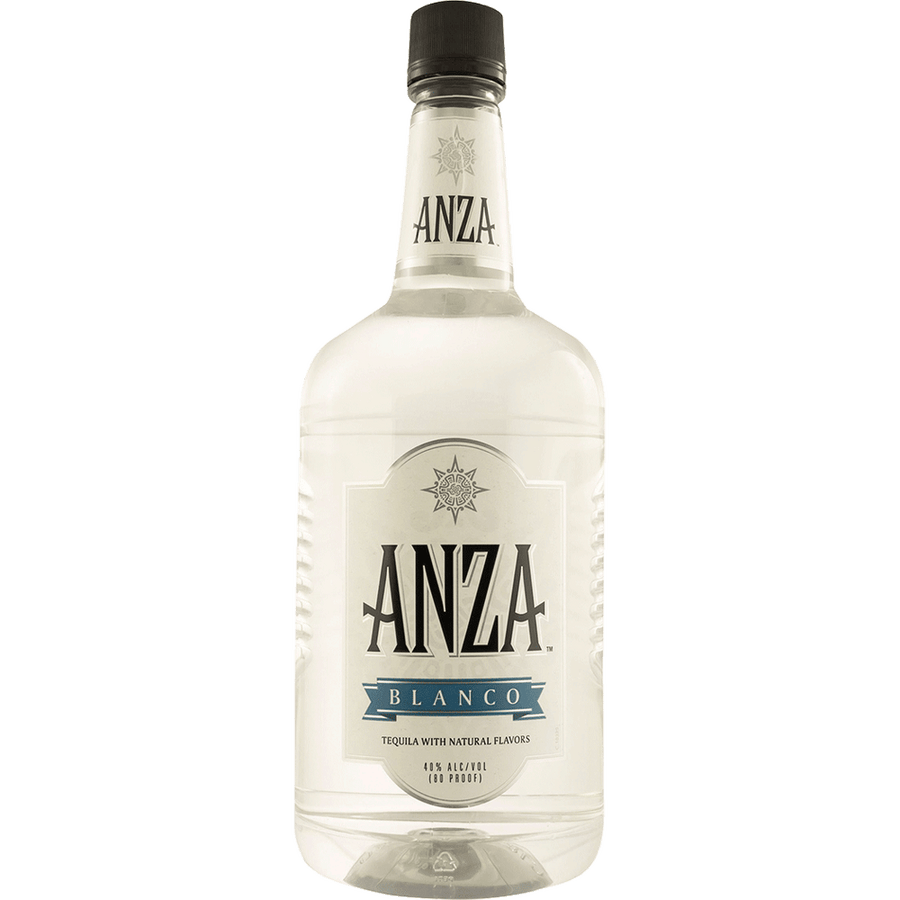 Anza Silver Tequila 50ML Front Bottle Label
