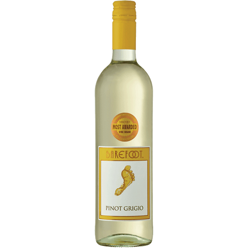 Barefoot Pinot Grigio 1.5L Front Bottle Label