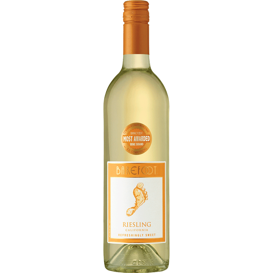 Barefoot Riesling 1.5L Front Bottle Label
