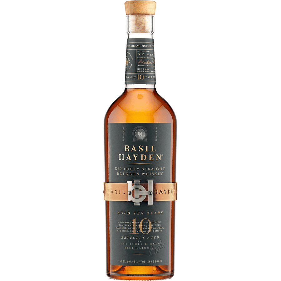 Basil Hayden 10 Year Bourbon 750ML Front Bottle Label