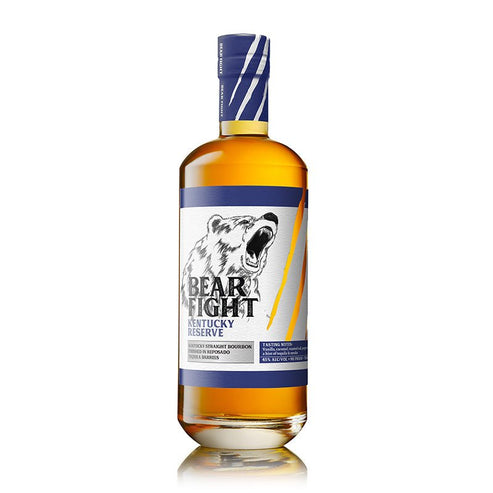 Bear Fight Kentucky Reserve Straight Bourbon 750ML Front Bottle Label
