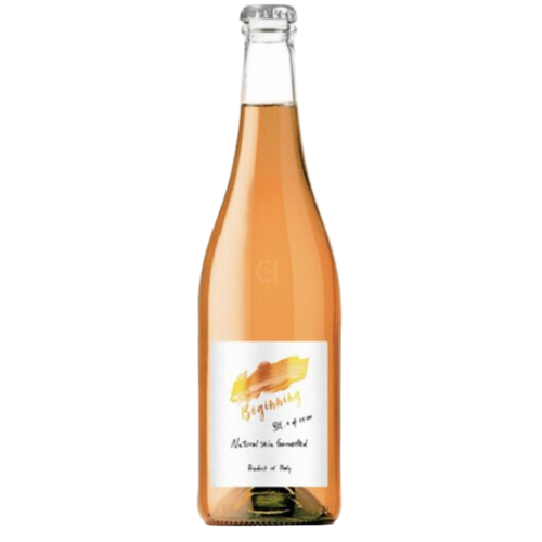 Beginning Skin Fermented Natural Vino Bianco 750ML Front Bottle Label