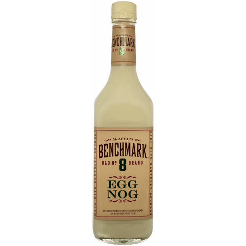 Benchmark Egg Nog Bourbon 750ML Front Bottle Label