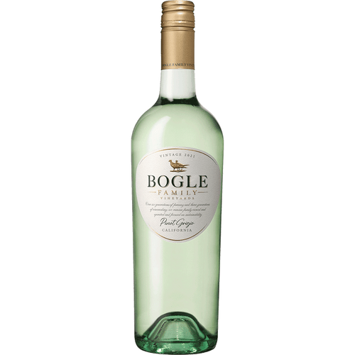 Bogle Pinot Grigio 750ML Front Bottle Label