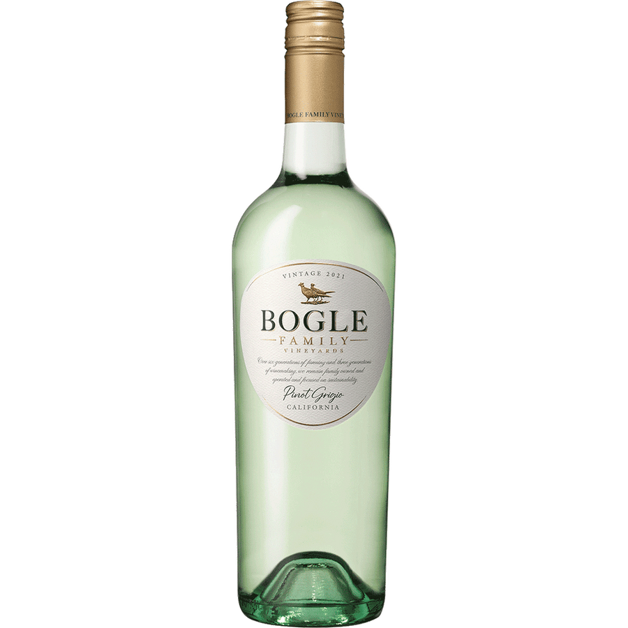 Bogle Pinot Grigio 750ML Front Bottle Label