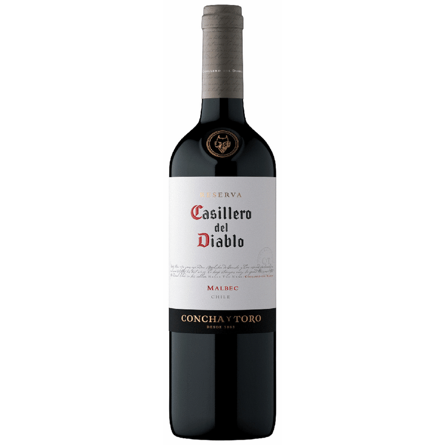 Casillero del Diablo Malbec 750ML Front Bottle Label