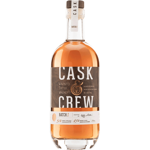 Cask & Crew Rye 750ML Front Bottle Label