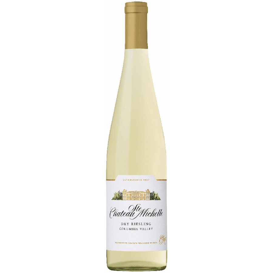 Chateau Ste Michelle Riesling Dry 750ML Front Bottle Label