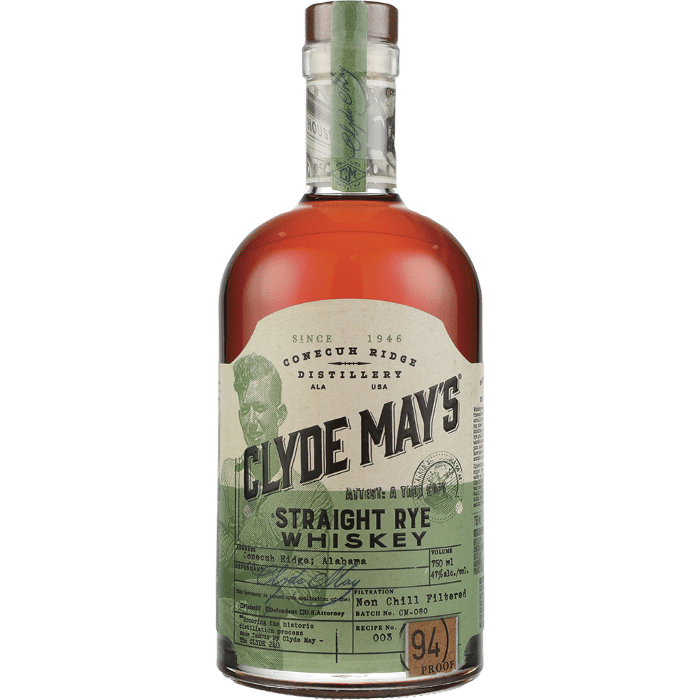 Clyde May's Straight Rye Whiskey