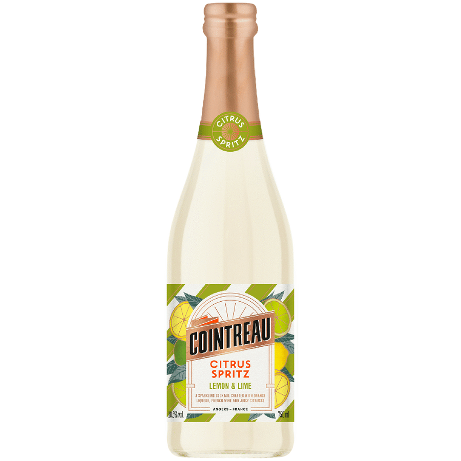 Cointreau Citrus Spritz Lemon and Lime 750ML Front Bottle Label