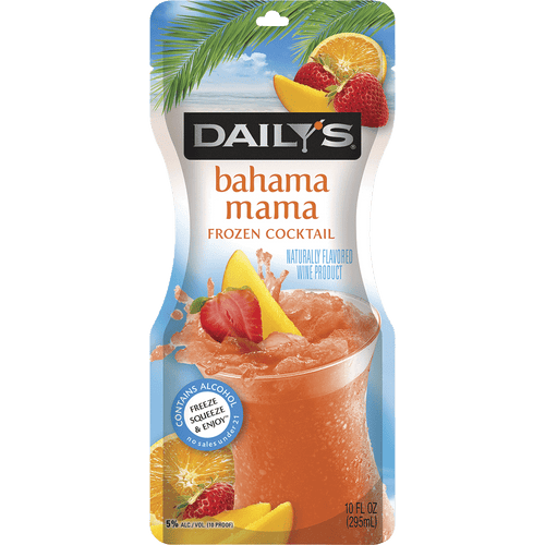 Dailys Pouches Bahama Mama 10Oz Front Bottle Label