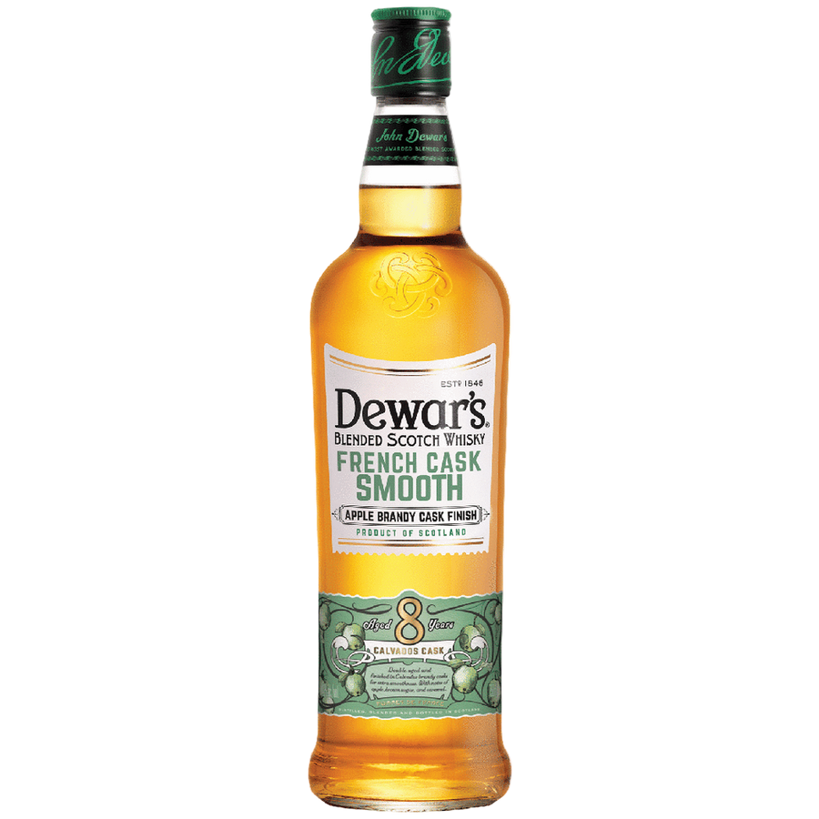Dewar's 8 Year French Smooth Blended 750ML Front Bottle Label
